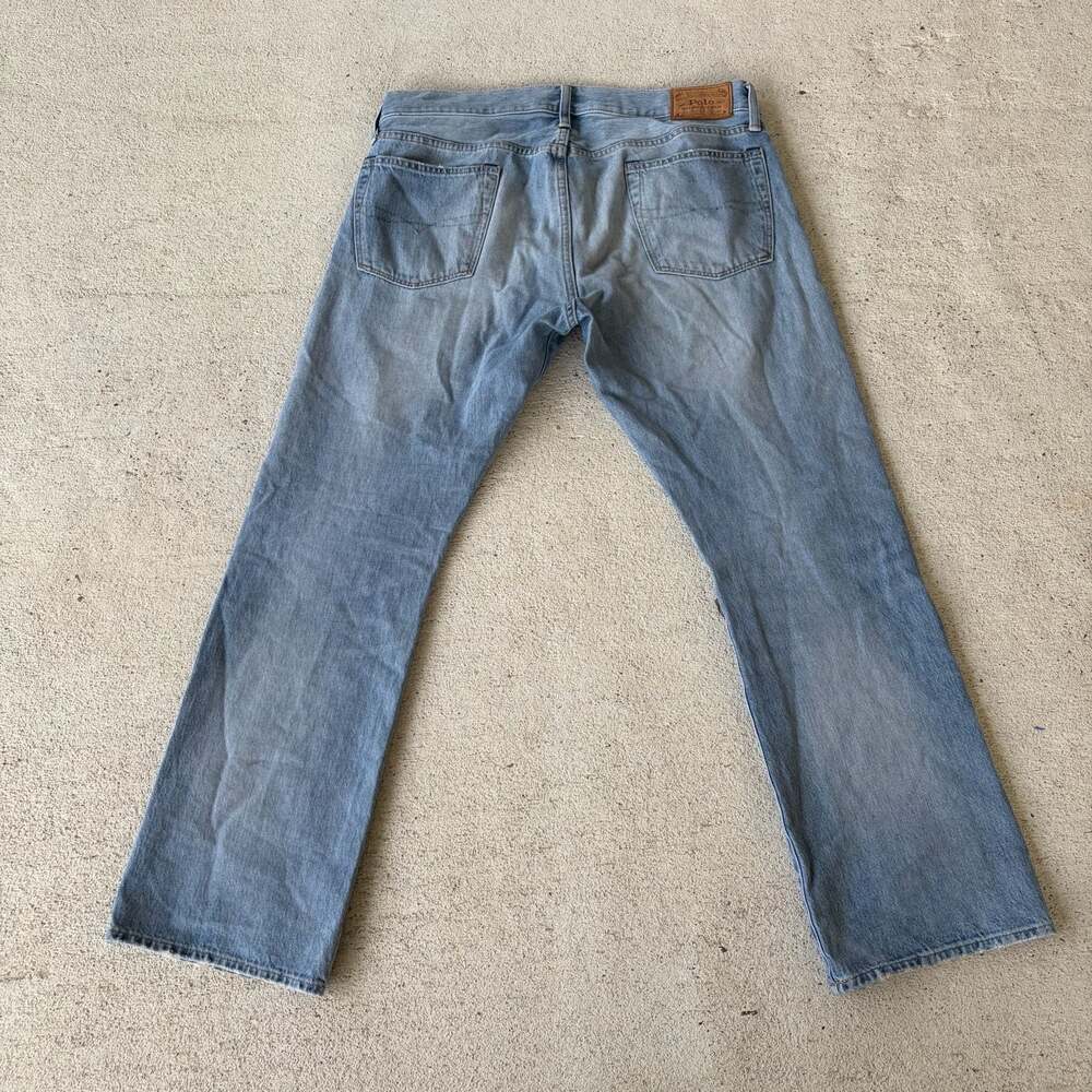 Polo Ralph Lauren The Bootcut Light Wash Denim Jeans Size 34x30